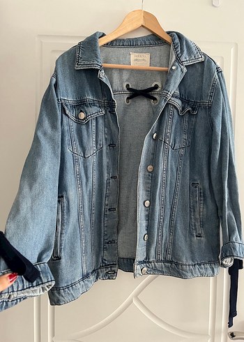 universal Beden Mavi Kadın Denim Ceket
