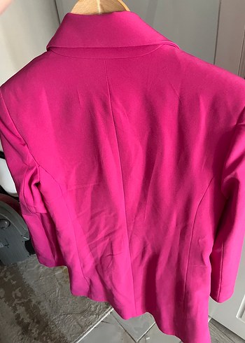 universal Beden Pembe Düğmeli Kadın Blazer Ceket