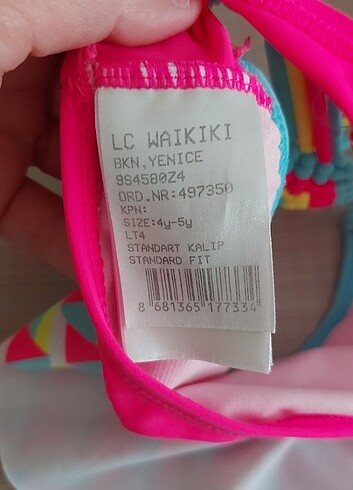 4 Yaş Beden Lcw bikini