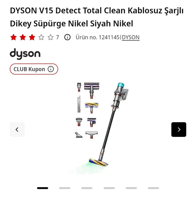 Dyson v15 detect Total - Görsel 4