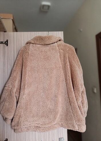 l Beden camel Renk Peluş ceket