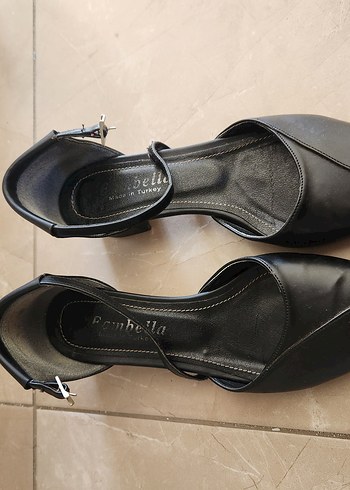 40 Beden Siyah Stiletto Topuklu Kadın Ayakkabı