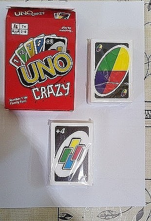 UNO Crazy oyun kartları sıfır ürün kutusund??????????