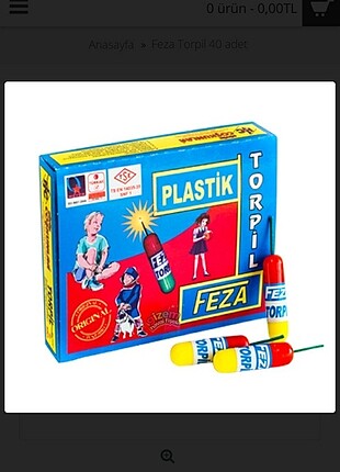 Feza plâstik torpil 40 adet