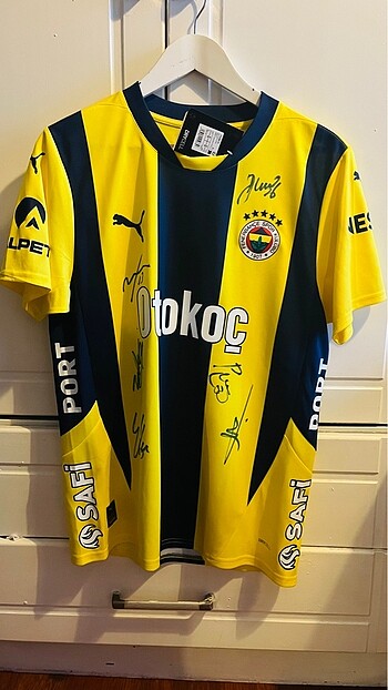 İmzalı fenerbahçe forması orjinal çubuklu