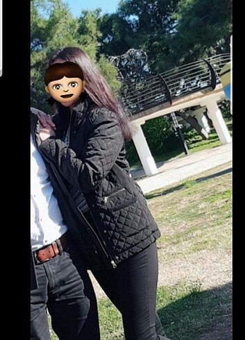 s Beden siyah Renk Bayan koton mont