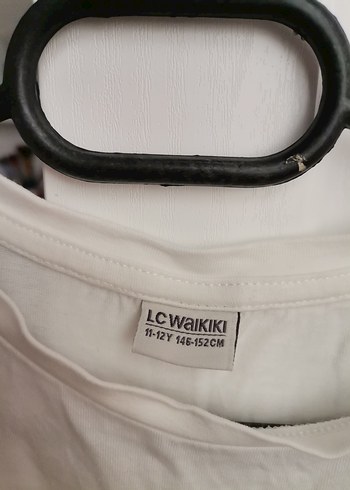LC Waikiki Beyaz Baskılı Kız Tişörtü
