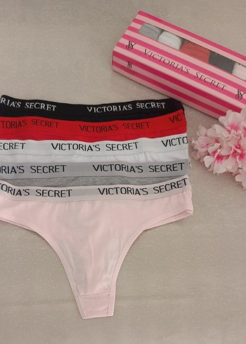 xl Beden Victoria's Secret 5'li Tanga Seti