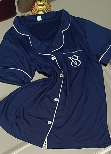 xl Beden lacivert Renk Pijama Takımı