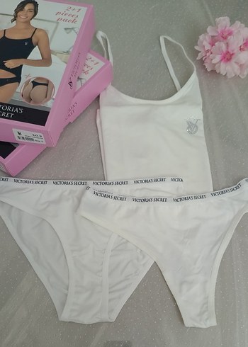s Beden beyaz Renk Victoria's Secret 3 lü Takım