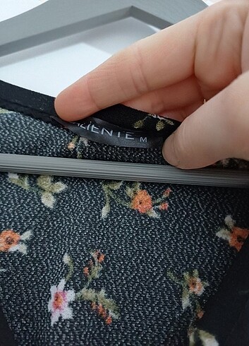m Beden Çiçekli kısa elbise 