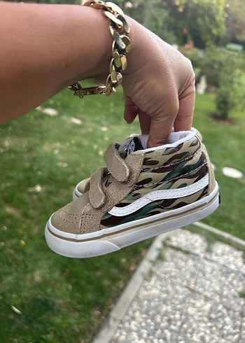 23,5 no Erkek Çocuk Kamuflaj Desenli Vans Spor Ayakkabı 23,5 no - Görsel 3