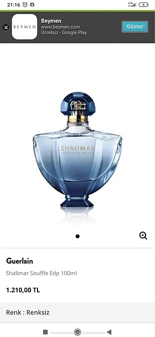 Guerlain Ürün sıfır orjinal