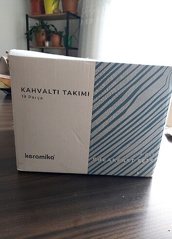  Beden çeşitli Renk 4 kişilik keramika kahvaltı takımı 