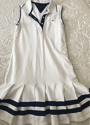 diğer Beden beyaz Renk Bir defa giyilmiş Amerika?dan Tommy hilfiger 10-12 yaş kız elbis