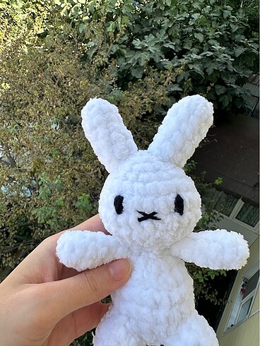 Beden Hollanda Maskotu Miffy Temalı Örgü Oyuncak