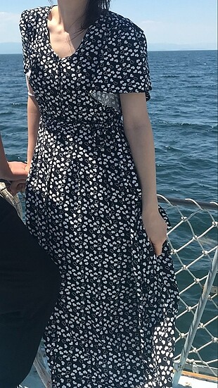 Beyoğlu Butik Kalp desen günlük elbise