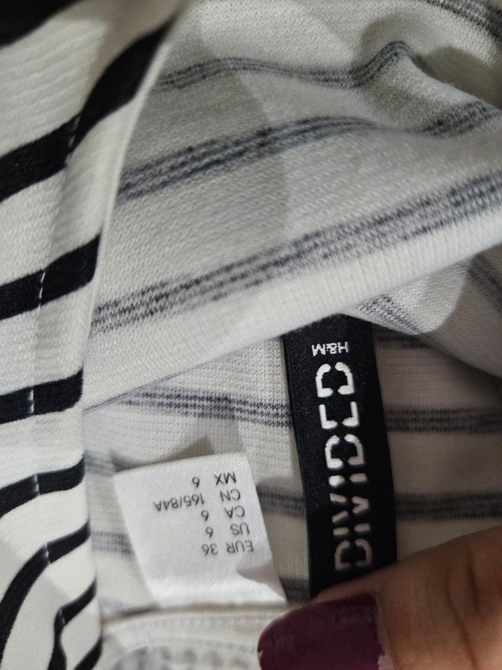 H&M Çizgili Elbise - Görsel 3