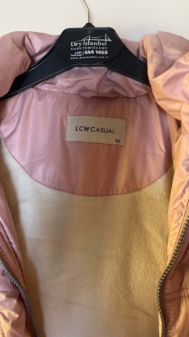 Pembe Kürklü Kolsuz Kadın Yelek - Görsel 2