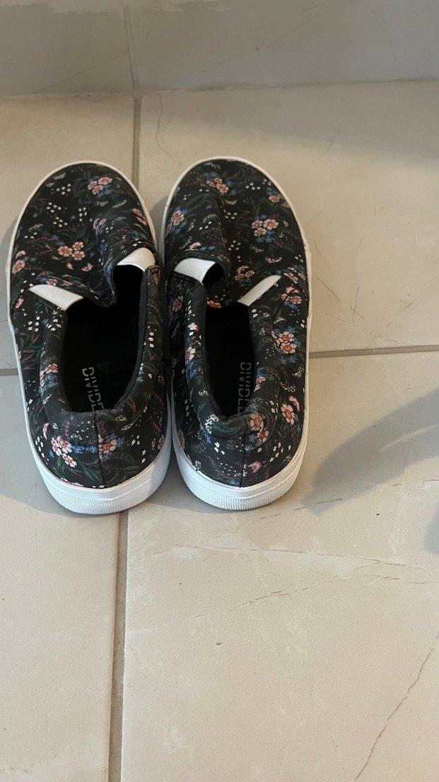 Çiçek Desenli Platform Kadın Spor Ayakkabı - Görsel 2