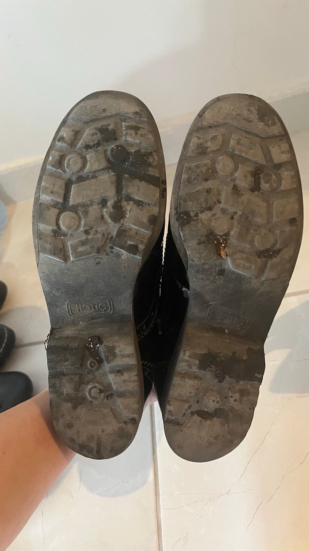 Siyah Rugan  Kadın Oxford Ayakkabı - Görsel 3