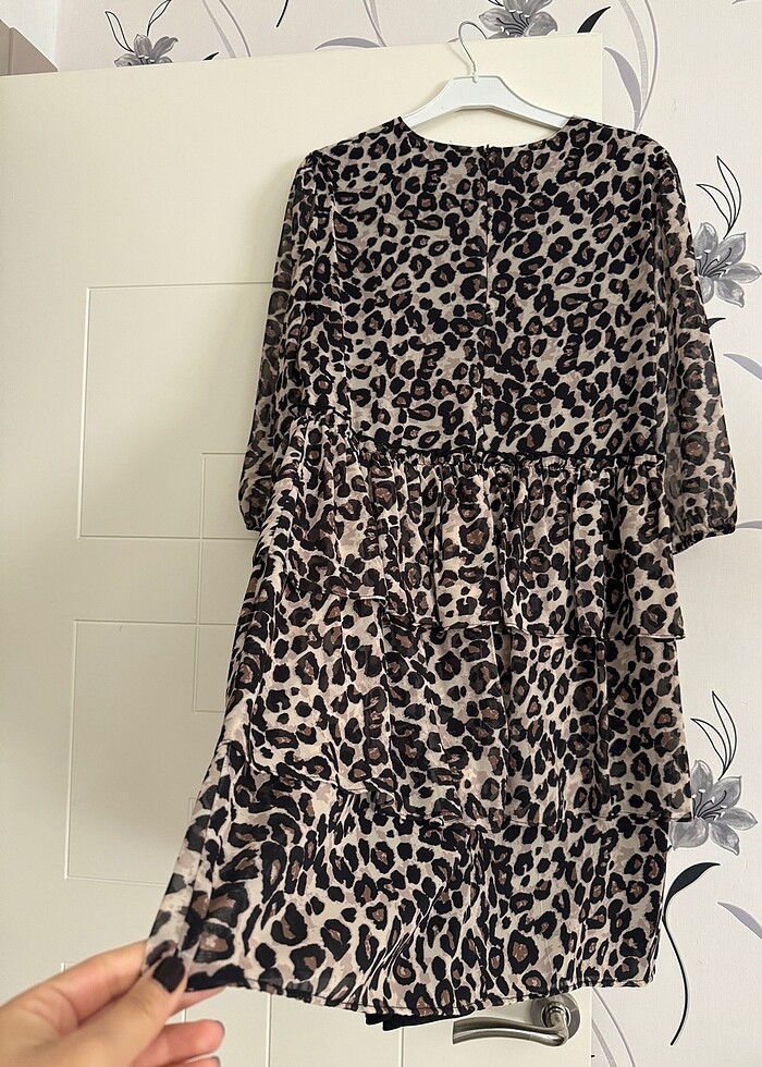 Leopar elbise - Görsel 3