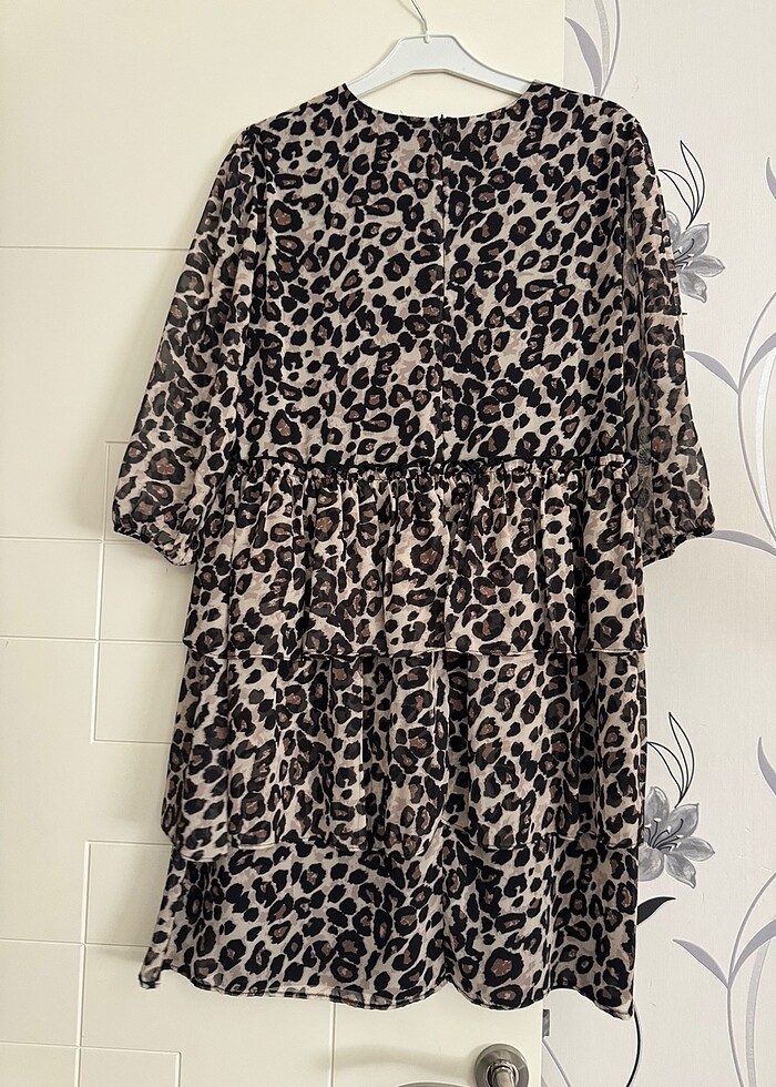 Leopar elbise - Görsel 4