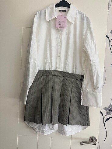 Gömlek elbise - Görsel 5