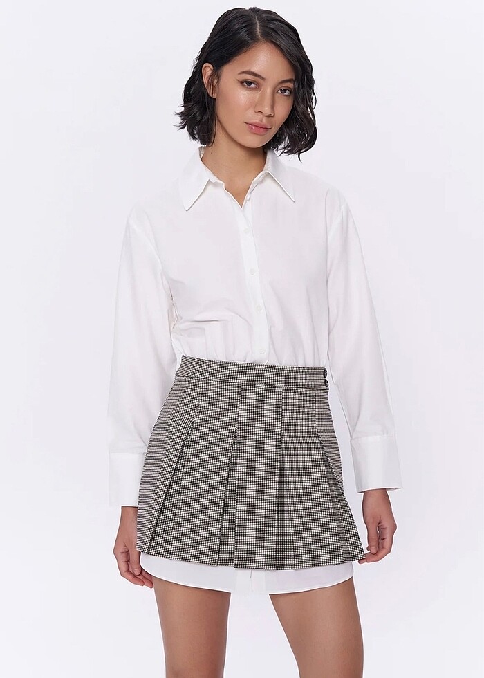 Gömlek elbise - Görsel 3