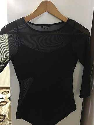 Adil Işık transparan detaylı çıtçıtlı body