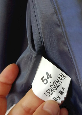 Düğmeli Lacivert Ekose Kolsuz Yelek - Görsel 7