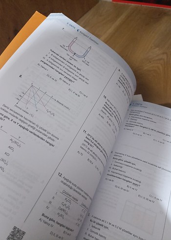 11. Sınıf Fizik ve Kimya Soru Bankası Seti - Görsel 4
