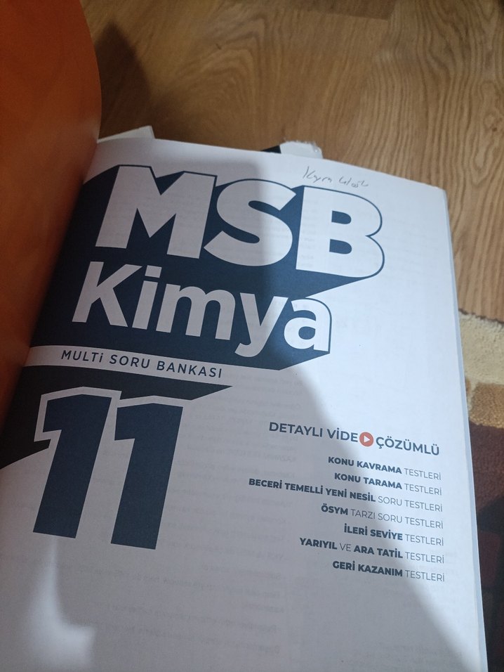 11. Sınıf Fizik ve Kimya Soru Bankası Seti - Görsel 5