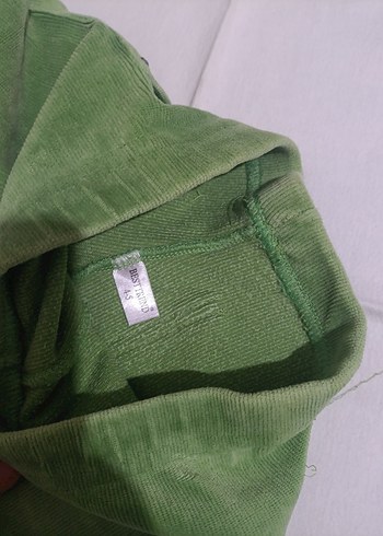 Kız Çocuk Yeşil Süet Tayt - Görsel 5