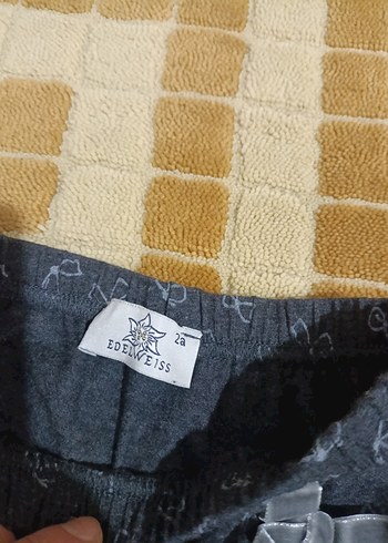 Gri Kız Çocuk Fırfırlı Etek - Görsel 2