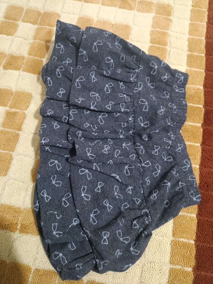 Gri Kız Çocuk Fırfırlı Etek - Görsel 4