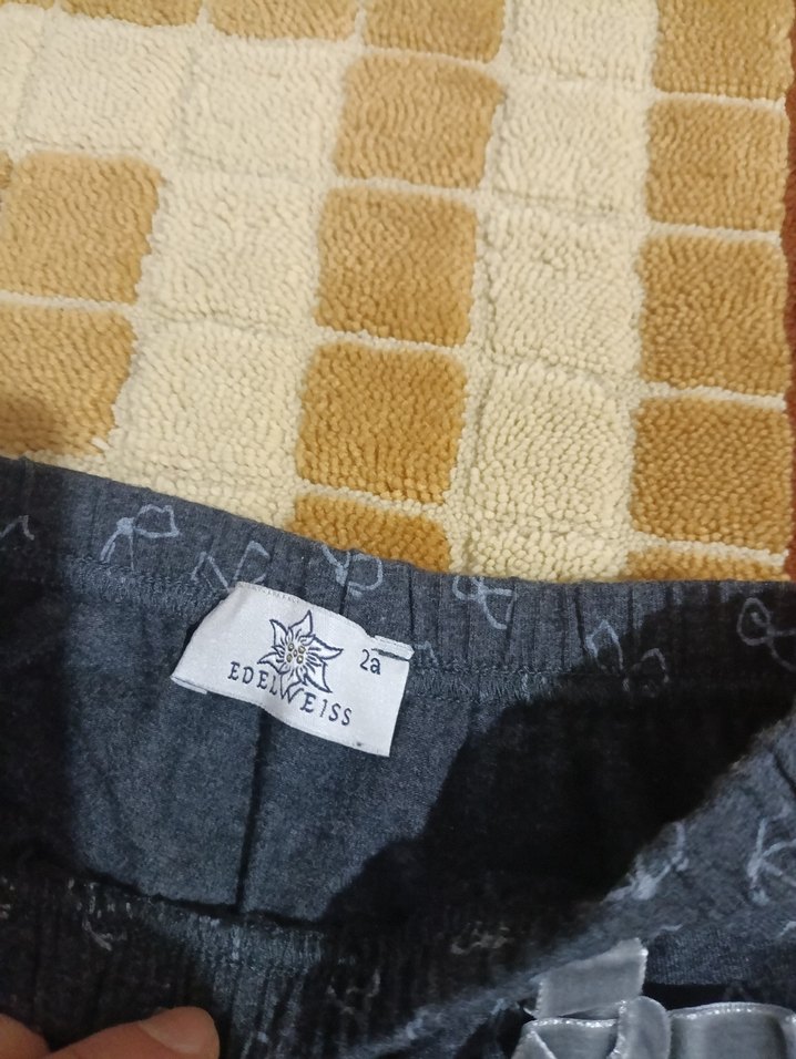 Gri Kız Çocuk Fırfırlı Etek - Görsel 2