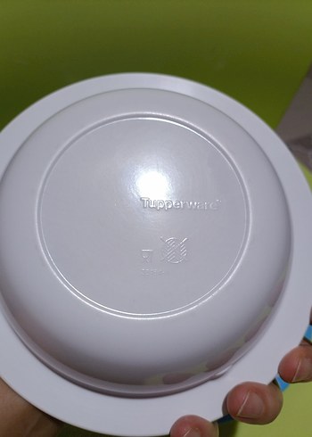 tupper Mavi Tabak Seti - Görsel 3