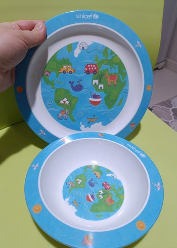 tupper Mavi Tabak Seti - Görsel 4