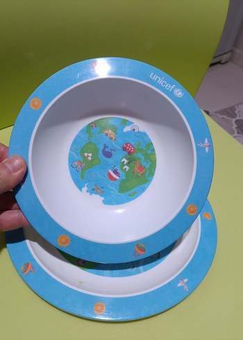 tupper Mavi Tabak Seti - Görsel 2