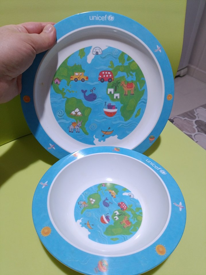 tupper Mavi Tabak Seti - Görsel 4