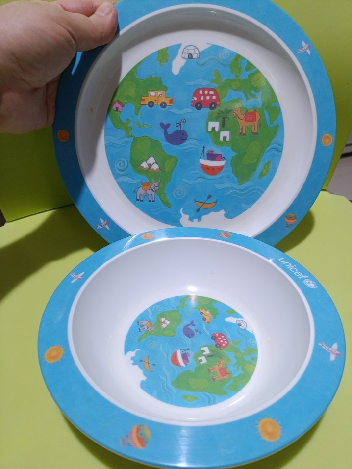 tupper Mavi Tabak Seti - Görsel 5