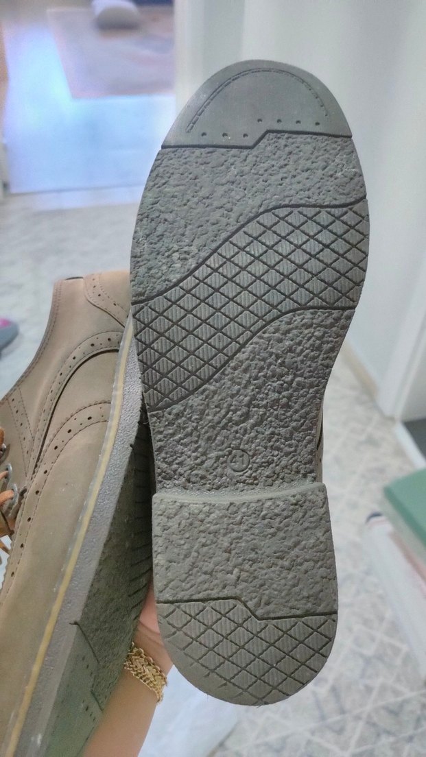 Kahverengi Süet Oxford Ayakkabı - Görsel 4