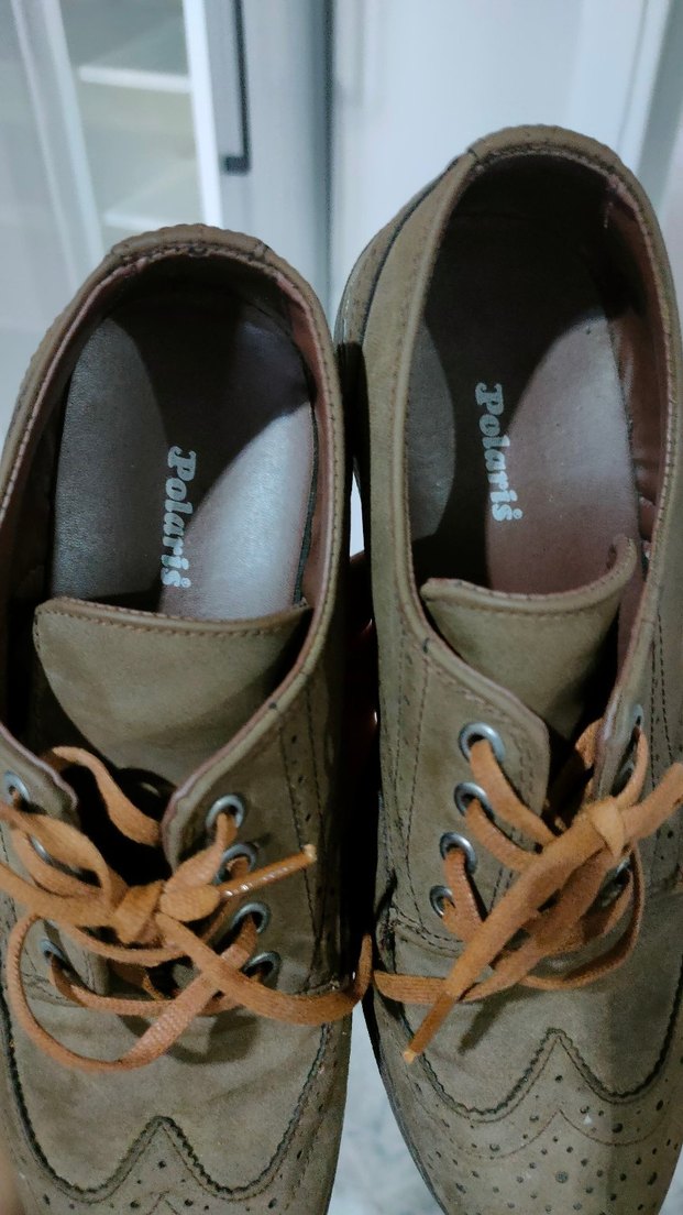 Kahverengi Süet Oxford Ayakkabı - Görsel 3