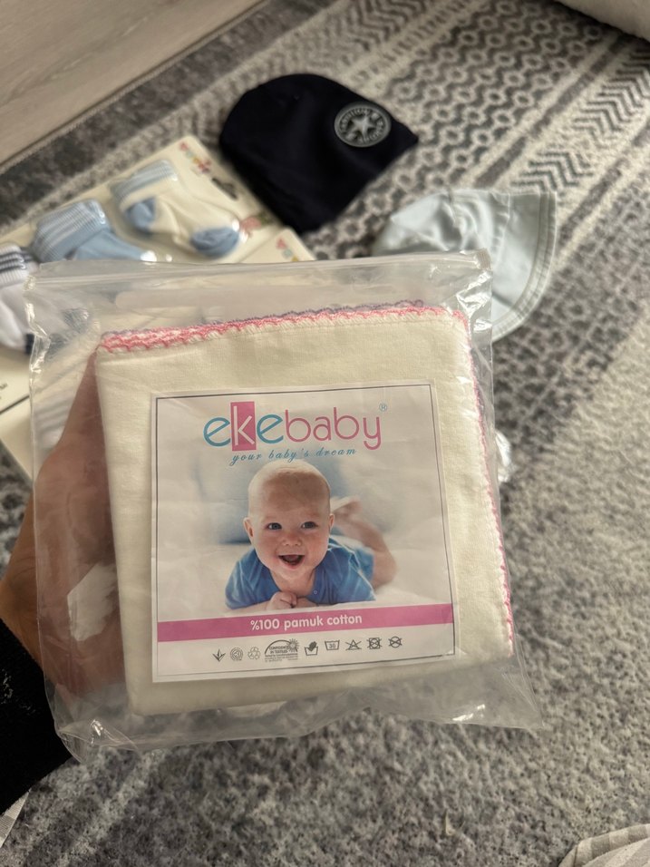 Erkek Bebek Gri Desenli Çorap Seti - Görsel 4