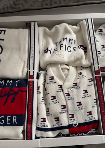 Tommy Hilfiger Bebek Giyim Seti Pamuklu hastane çıkışı - Görsel 5