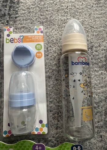 Bebek Biberon Seti biberon emzik diş kaşıyıcı - Görsel 5
