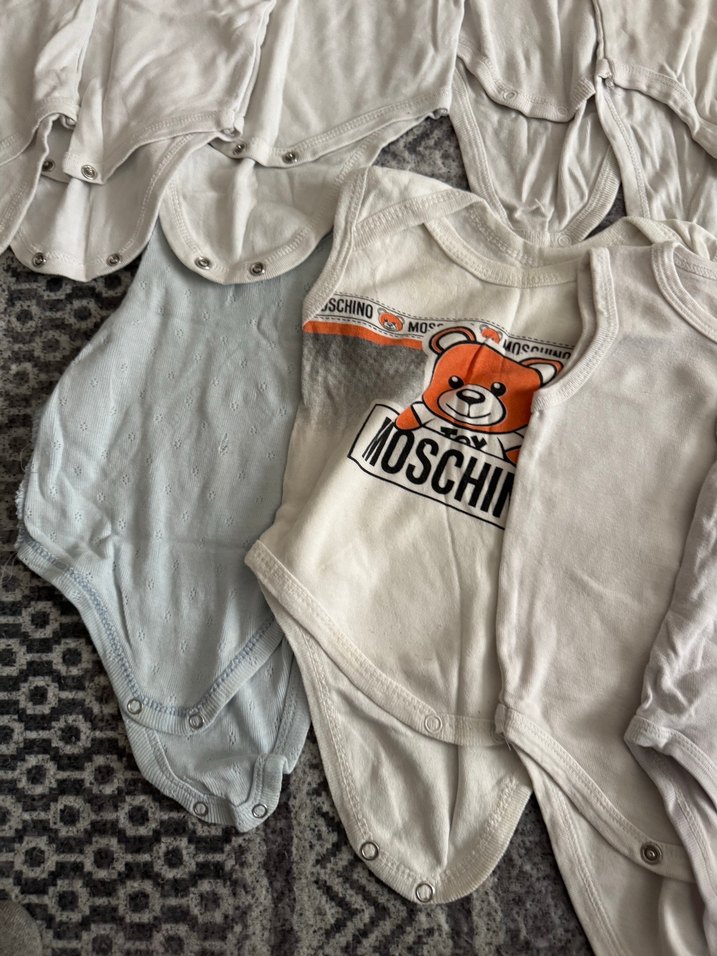 Bebek Erkek Kısa Kollu Fermuarlı Beyaz Body kısa kollu hepsi - Görsel 4