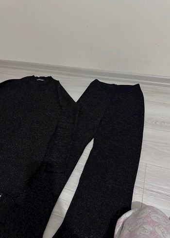 Zara Siyah Triko Kadın Eşofman Takımı