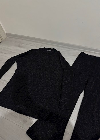 m Beden Siyah Triko Kadın Eşofman Takımı